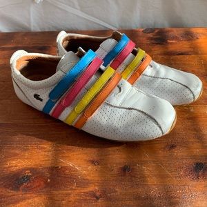Lacoste Vintage Mystere Punched Rainbow Sneakers